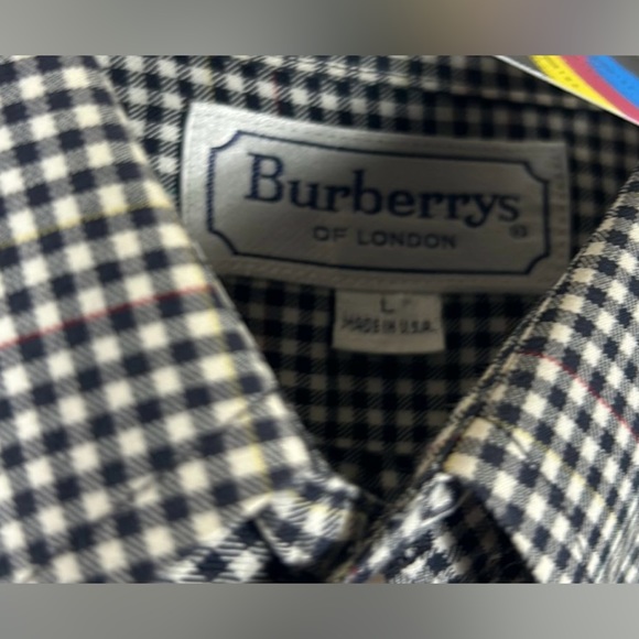 Burberrys of London Vintage (pre-1999) Men’s Plaid Dress Shirt. Size‎ Large. - Picture 2 of 4